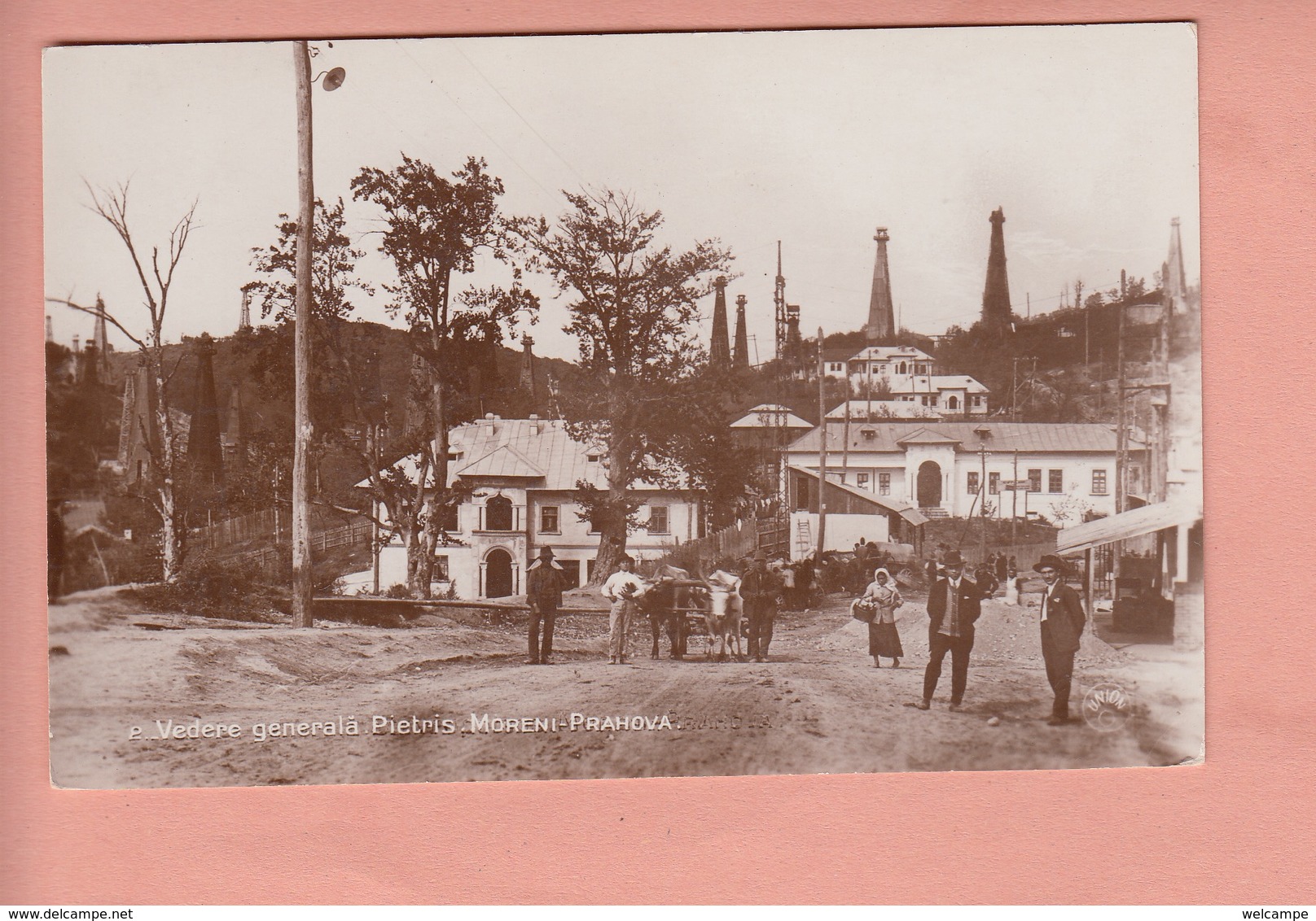 OLD PHOTO  POSTCARD -   ROMANIA - RUMANIA - MORENI PRAHOVA - Roemenië