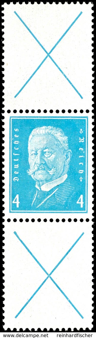 X+4+X,  Reichspräsidenten 1932, Senkrechter Zusammendruck Postfrisch, Mi. 200,-, Katalog: S39 ** - Sonstige & Ohne Zuordnung