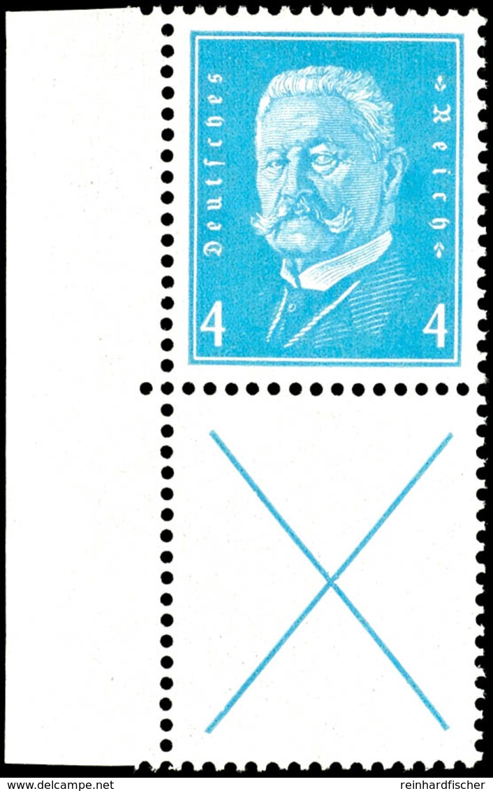 4+X,  Reichspräsidenten 1932, Senkrechter Zusammendruck Mit Rand, Postfrisch, Mi. 120,-, Katalog: S40 ** - Sonstige & Ohne Zuordnung