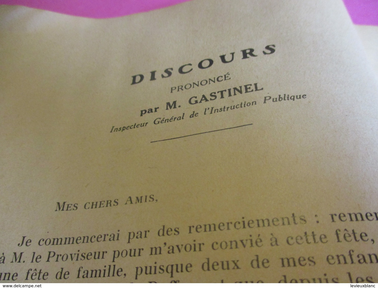 3 Fascicules/ Distribution Solennelle des Prix/Lycée BUFFON/ORANGE Proviseur/Coueslant/CAHORS/ 1935-36-37         CAH190