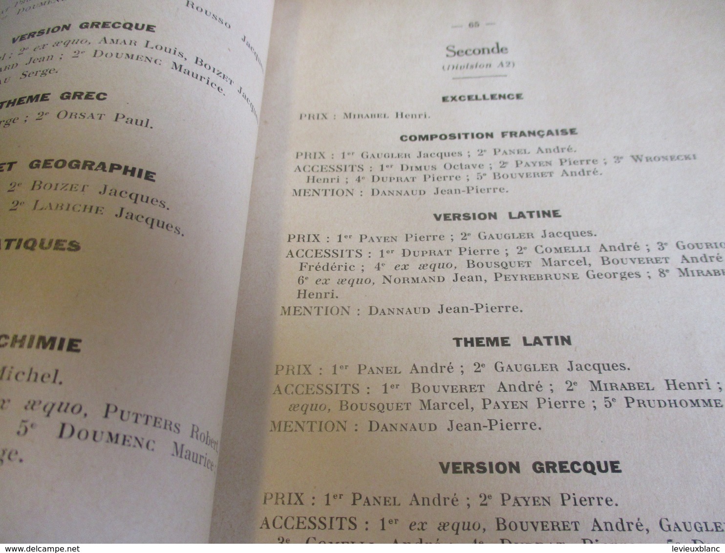 3 Fascicules/ Distribution Solennelle des Prix/Lycée BUFFON/ORANGE Proviseur/Coueslant/CAHORS/ 1935-36-37         CAH190