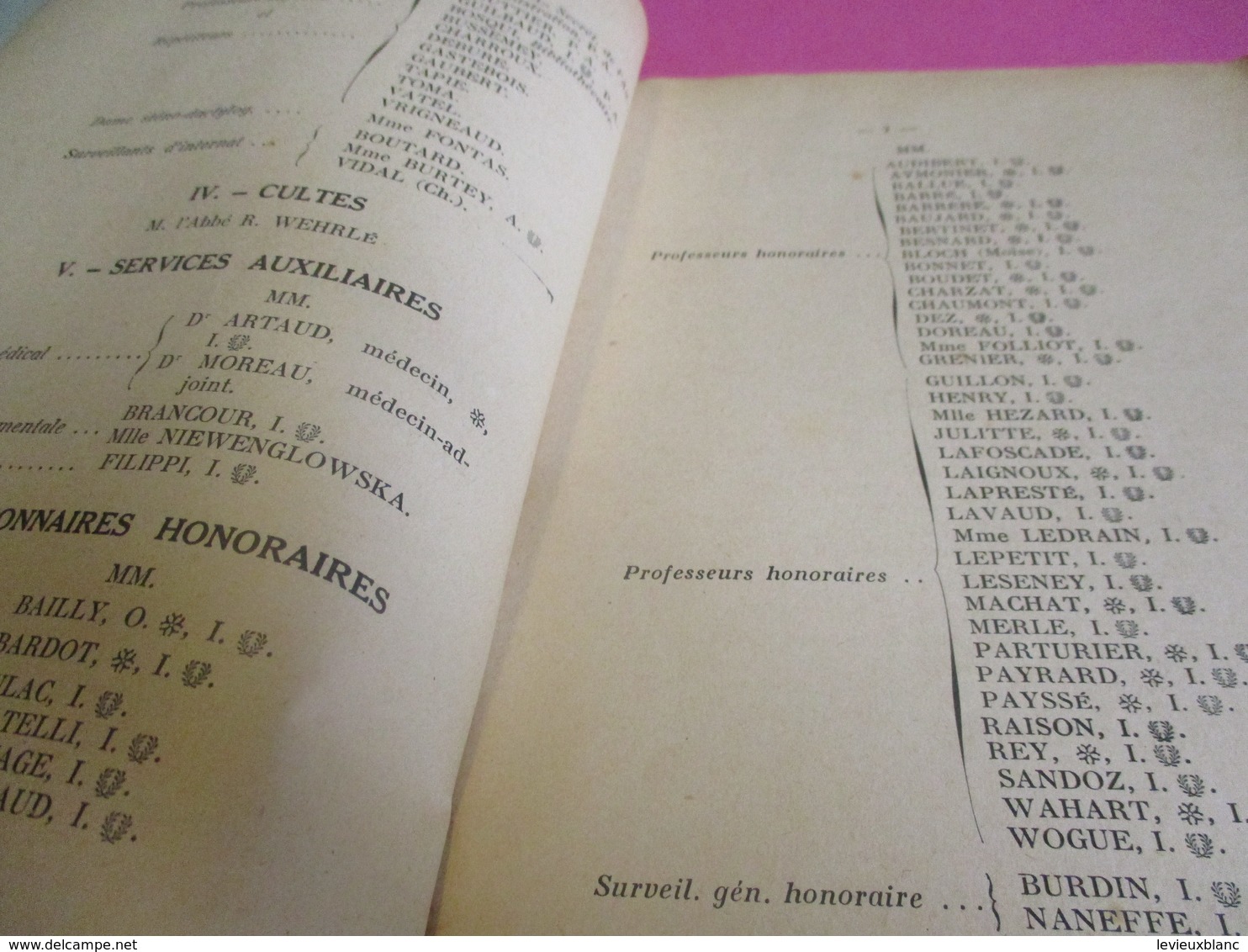 3 Fascicules/ Distribution Solennelle des Prix/Lycée BUFFON/ORANGE Proviseur/Coueslant/CAHORS/ 1935-36-37         CAH190