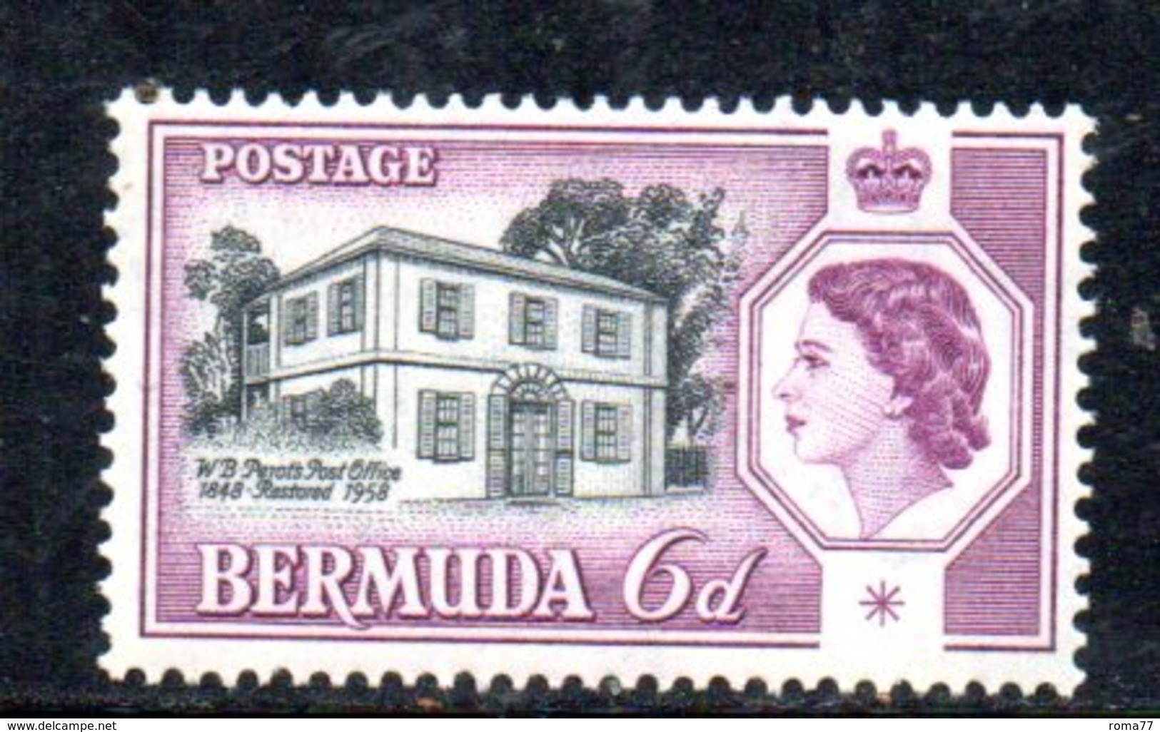 APR634 - BERMUDA 1958,  Yvert N. 156  ***  (2380A) . - Bermuda