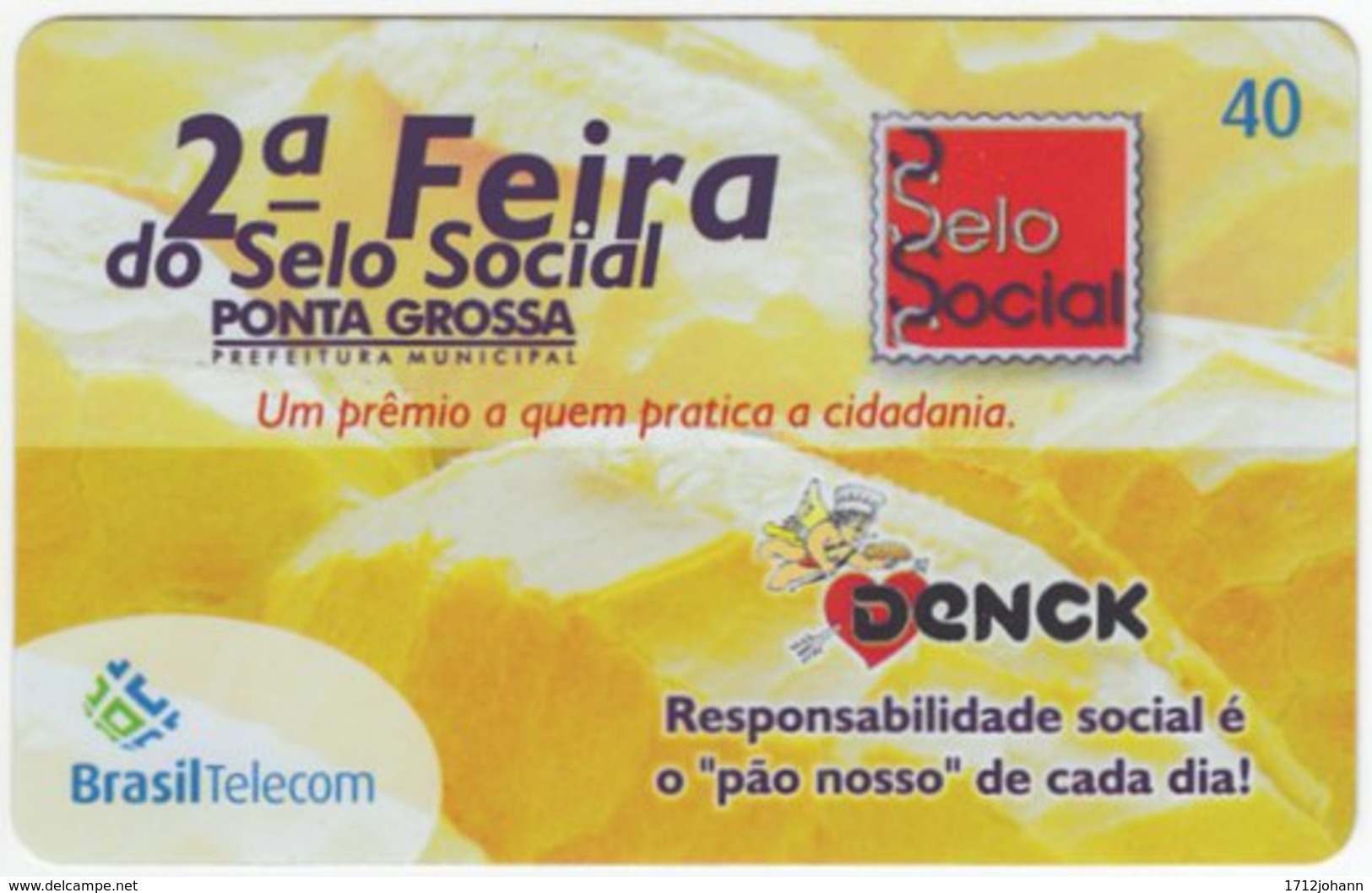 BRASIL G-802 Magnetic BrasilTelecom - Used - Brésil