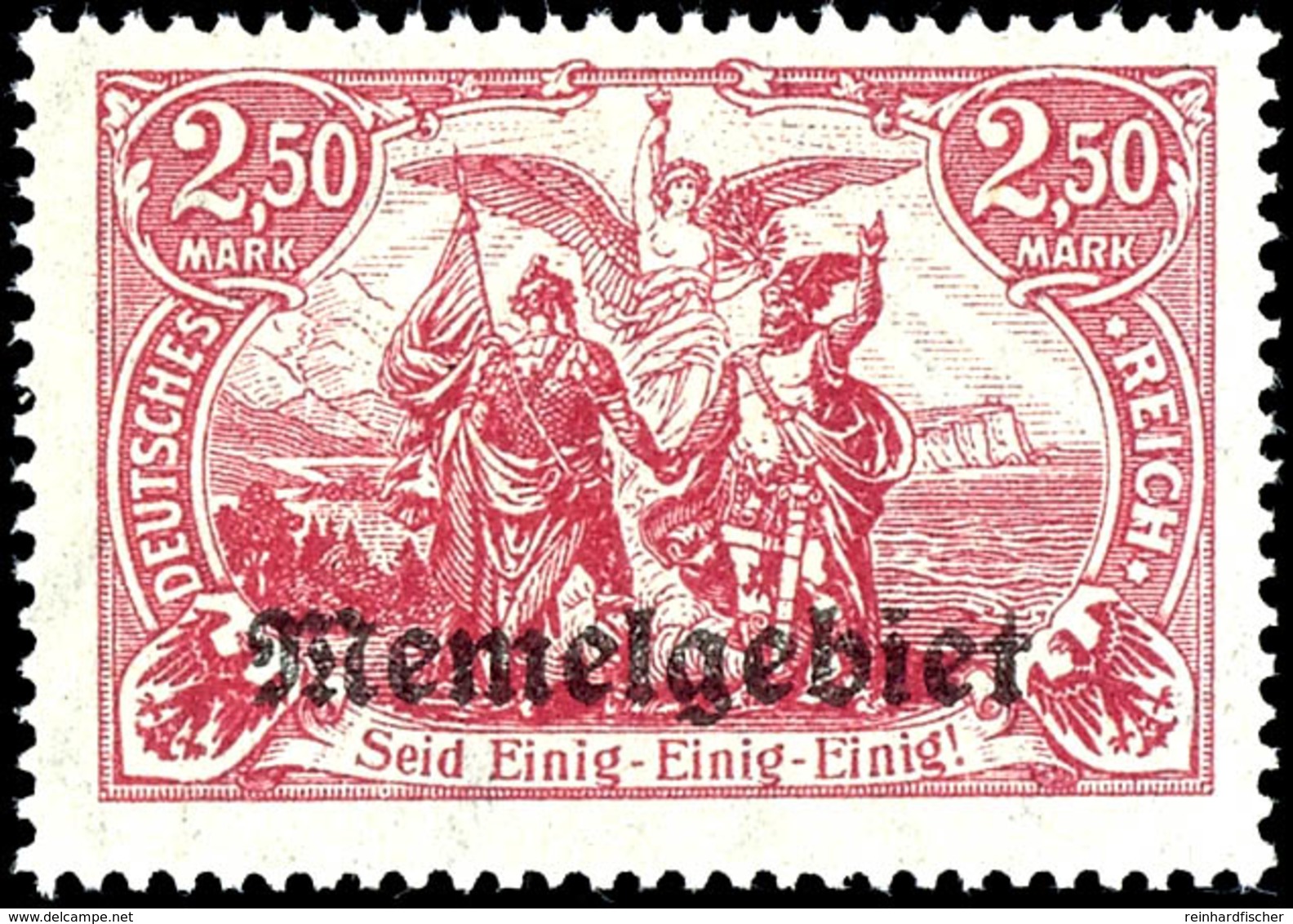 5 Pfennig Bis 2,50 Mark Aufdruckserie, Satz Komplett Postfrisch, Fotobefund Huylmanns BPP "echt Und Einwandfrei", Mi. 30 - Memelgebiet 1923