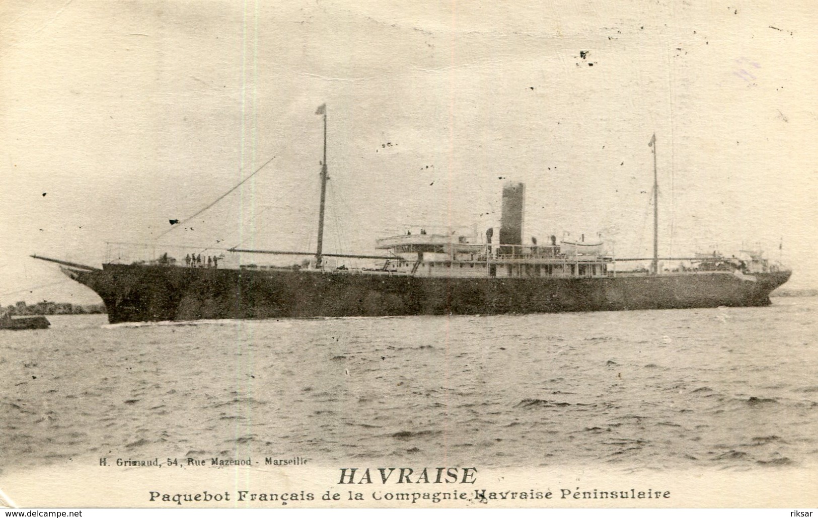 BATEAU PAQUEBOT(HAVRAISE) - Steamers