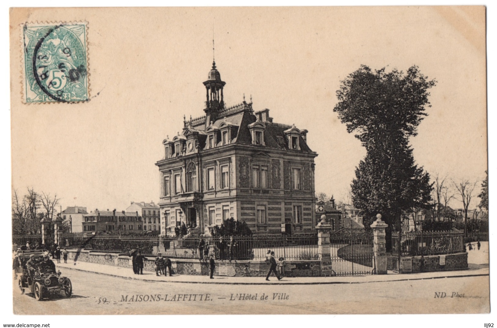 CPA 78 - MAISONS-LAFFITTE (Yvelines) - 59. L'Hôtel De Ville - ND Phot - Maisons-Laffitte