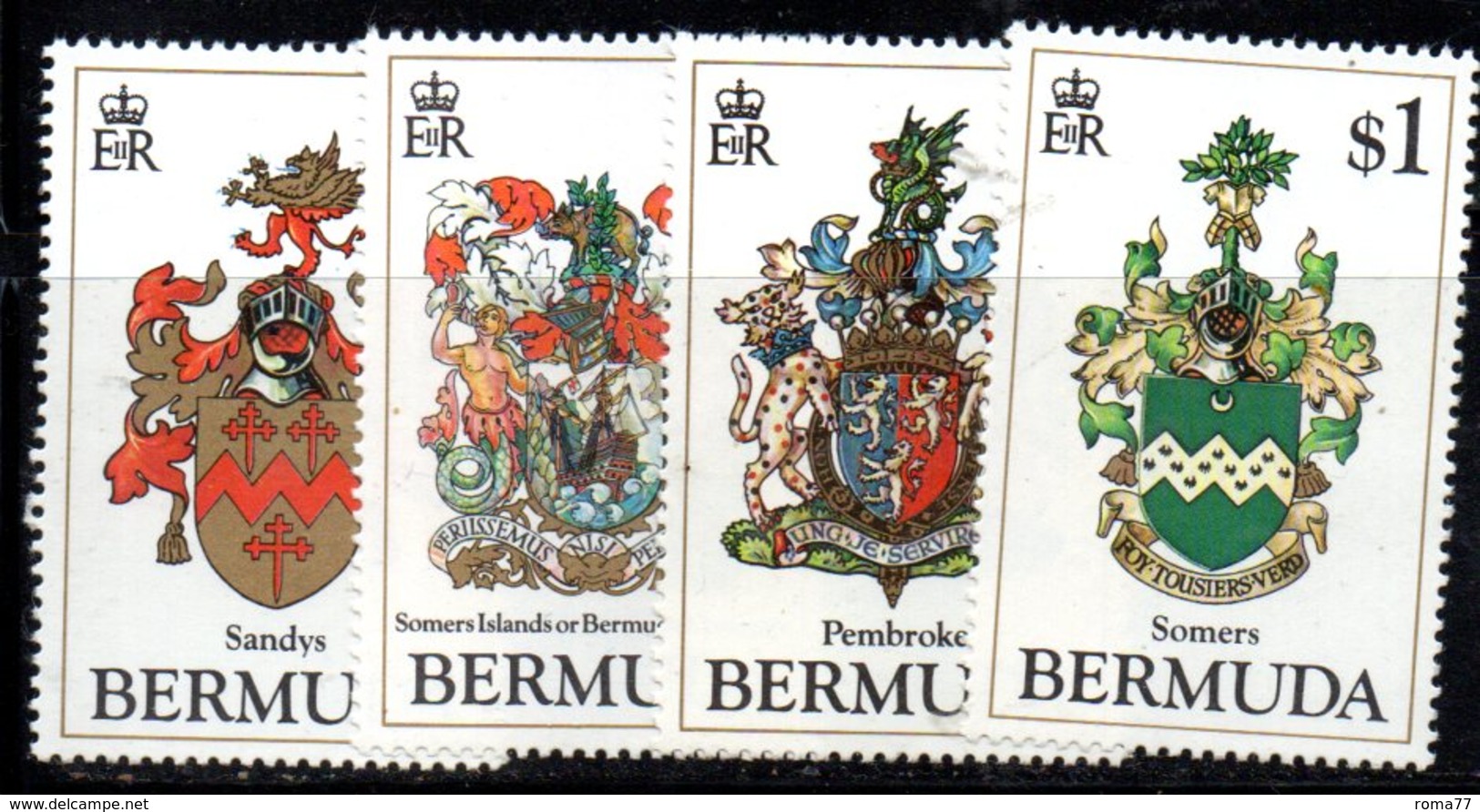 APR648 - BERMUDA 1983 , Serie Yvert N. 423/426  ***  MNH  (2380A) . - Bermuda