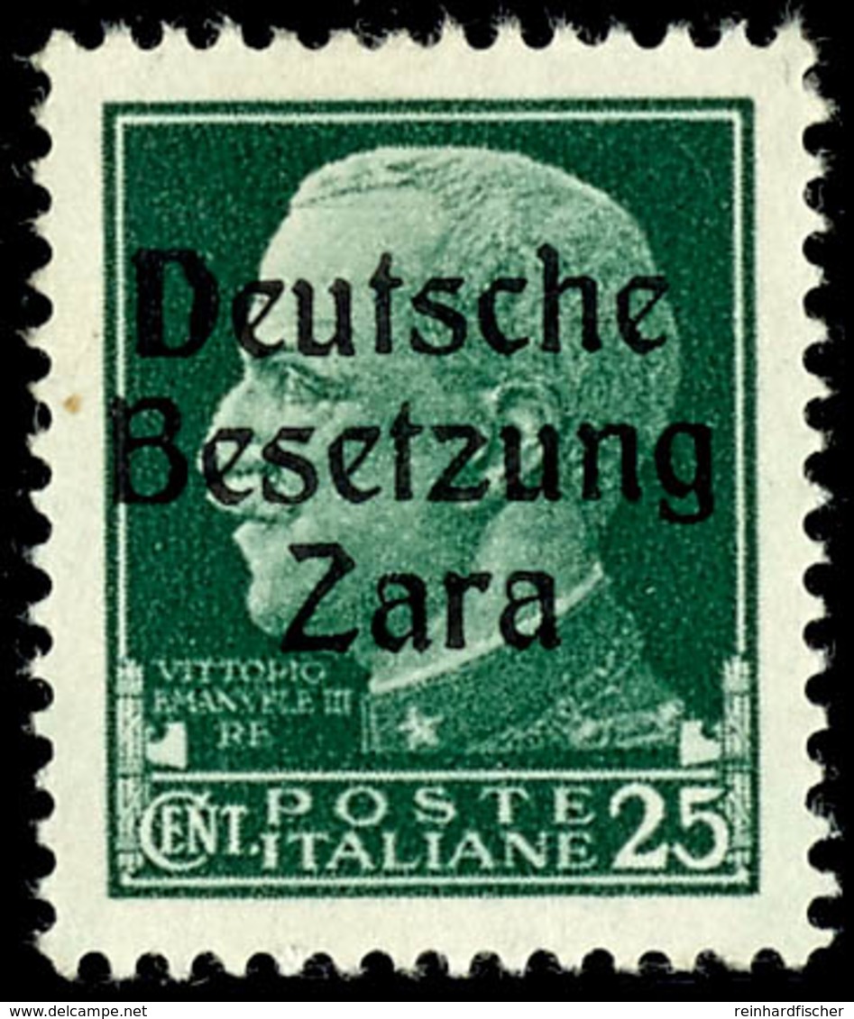 25 Cmi., Type IV, Ungebraucht Mit Falzspur, Sign. Ludin, Kurzbefund Brunel VP (2018): "Die Erhaltung Ist Einwandfrei", M - Deutsche Bes.: Zara