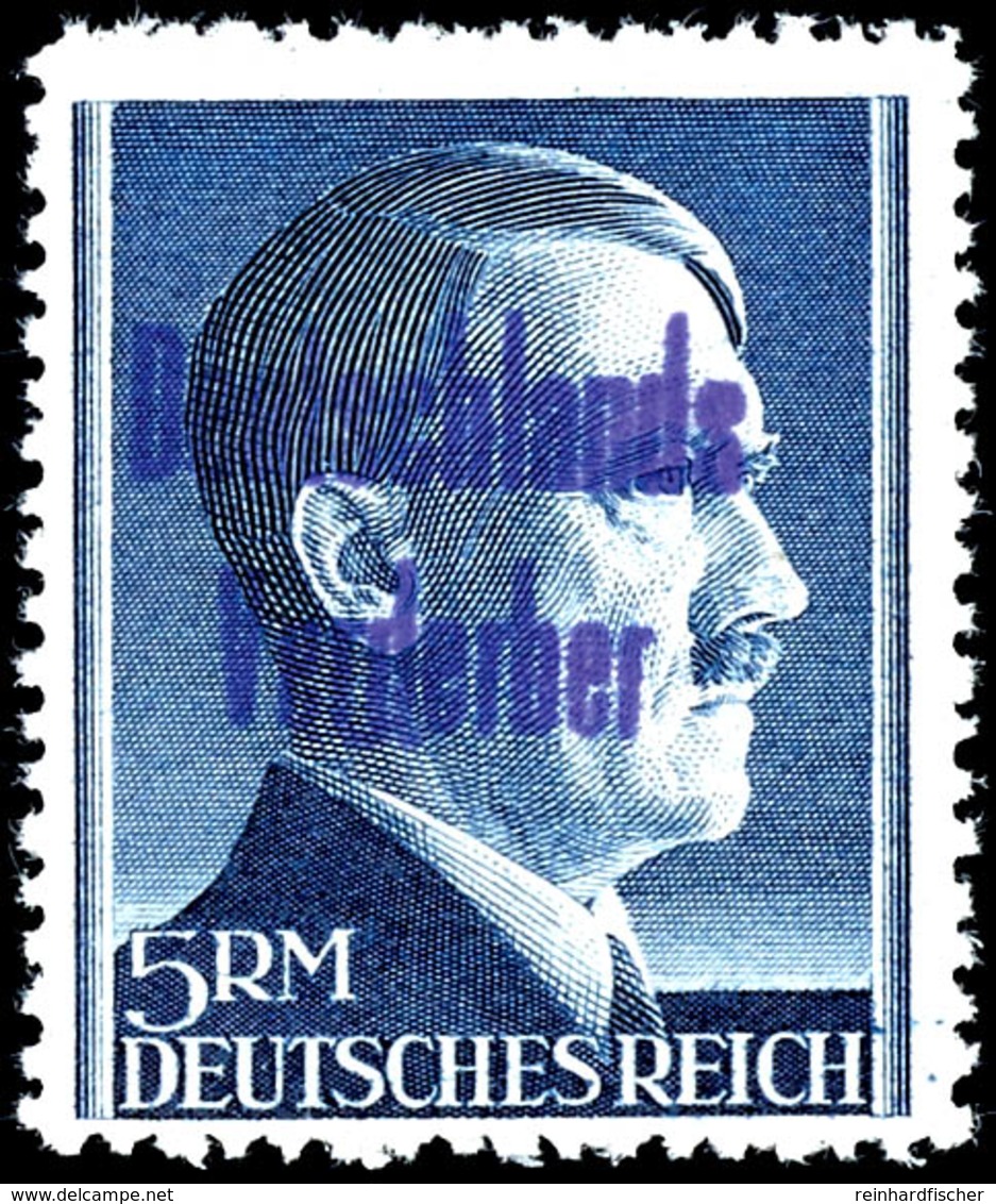 2 - 5 M. Hitler, Gezähnt K14, Postfrisch, Signiert Sturm, Mi. 940.-, Katalog: 22/24B ** - Meissen