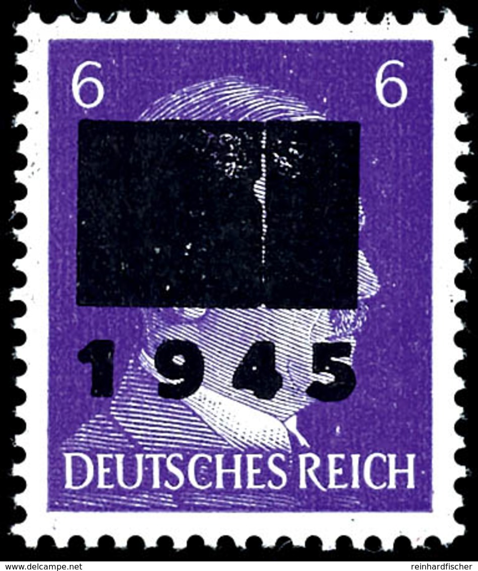 6, 8 Und 12 Pfg. Hitler, Je Aufdruck Type II B, Postfrisch, Mehrfach Sign., Mi. 228,-, Katalog: 5,6,8 IIb ** - Sonstige & Ohne Zuordnung