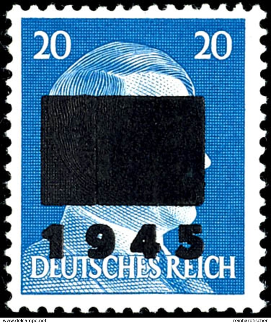 20 Pfg Hitler Mit Lokalem Aufdruck - Type IIa, Tadellos Postfrisch, Gepr. Sturm BPP, Mi. 320.-, Katalog: 11IIa ** - Sonstige & Ohne Zuordnung