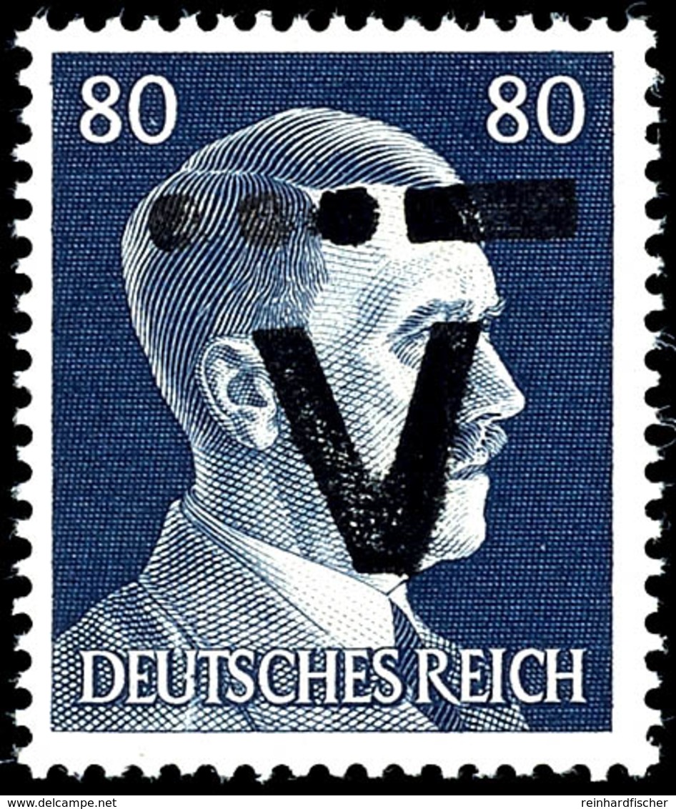 80 Pfg. Hitler, Postfrisch, Gepr. Zierer BPP, Mi. 240,-, Katalog: XVIII ** - Westerstede