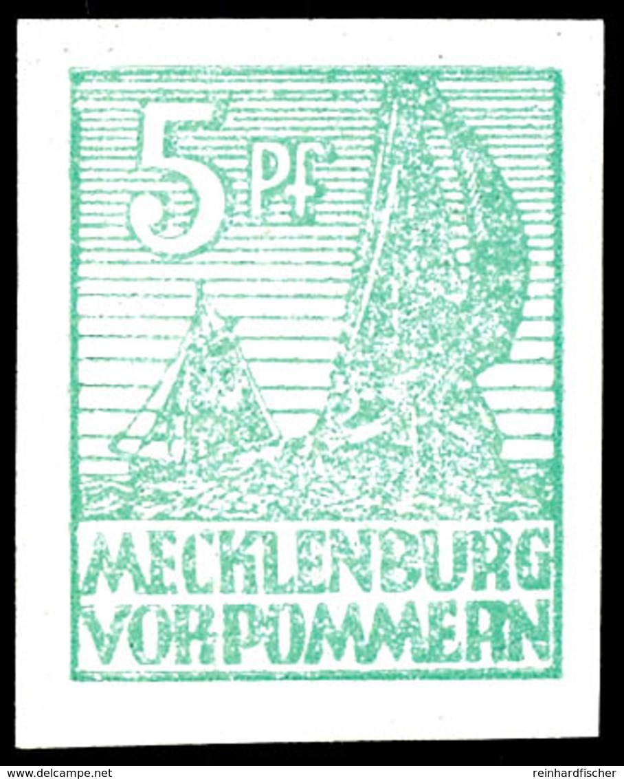 5 Pfg. Mittelgrün, Postfrisch, Signiert Kramp BPP, Mi. 240.-, Katalog: 32xb ** - Sonstige & Ohne Zuordnung