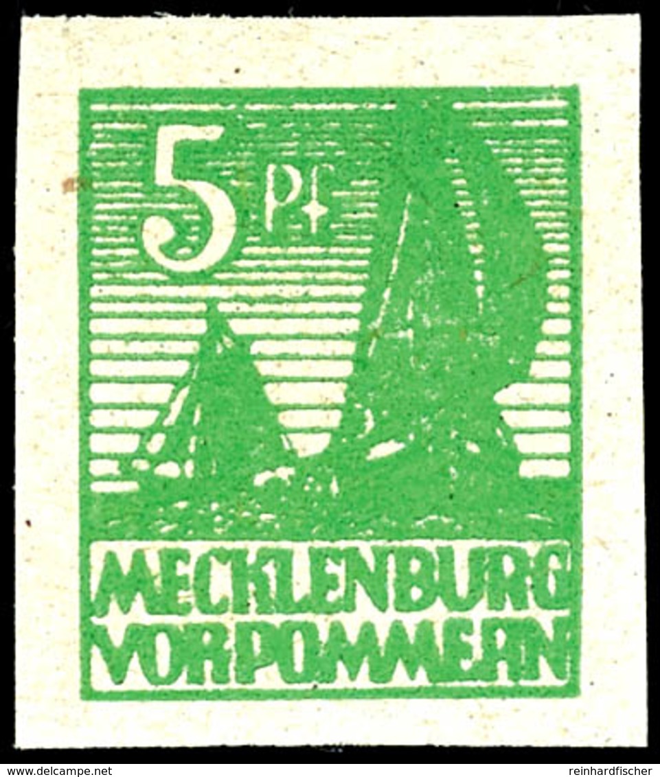 5 Pfg Schwarzgelblichgrün, Tadellos Ungebraucht, Gepr. Kramp BPP, Mi. 800,-, Katalog: 32yb * - Sonstige & Ohne Zuordnung