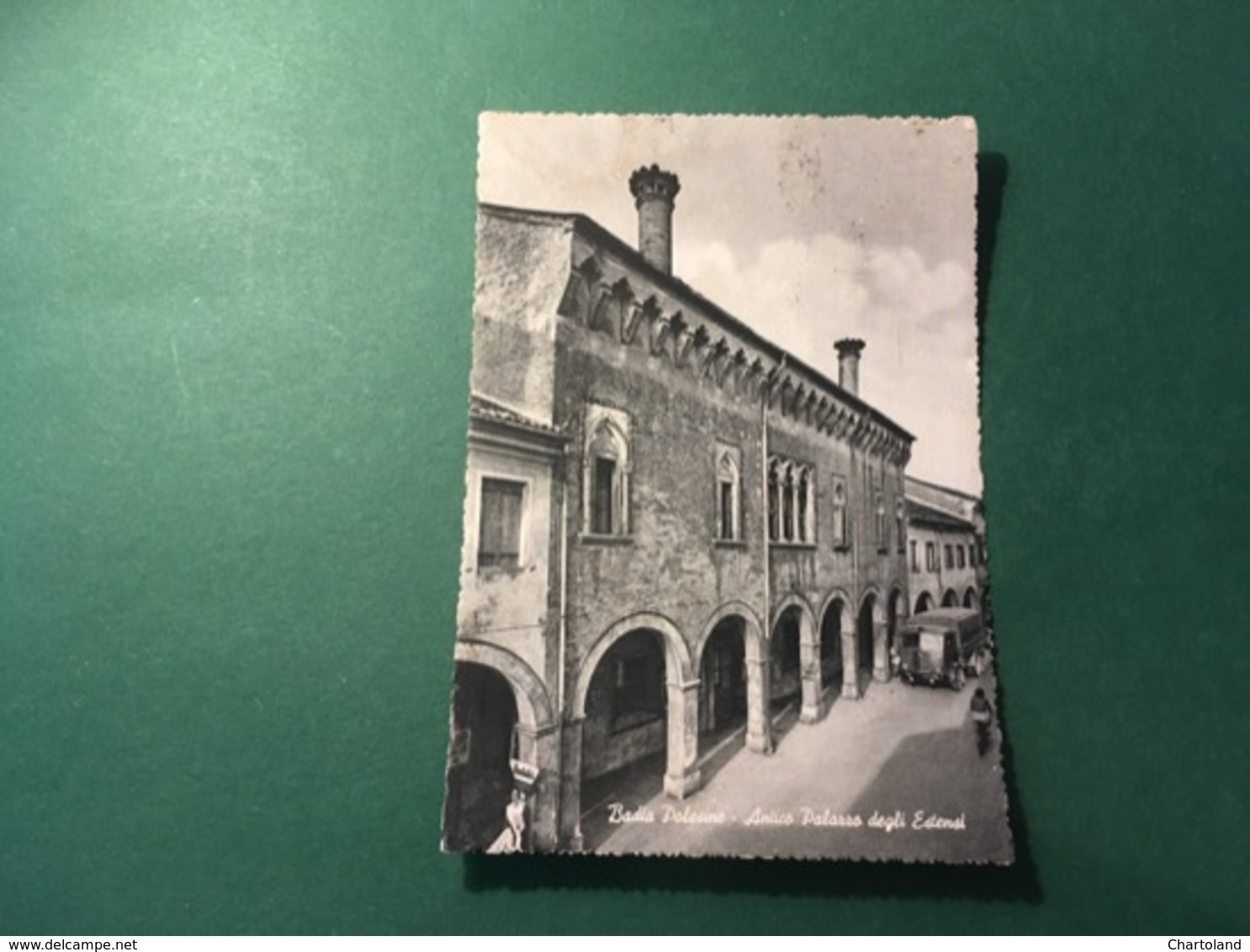 Cartolina Badia Polesine - Antico Palazzo Degli Estensi - 1959 - Rovigo