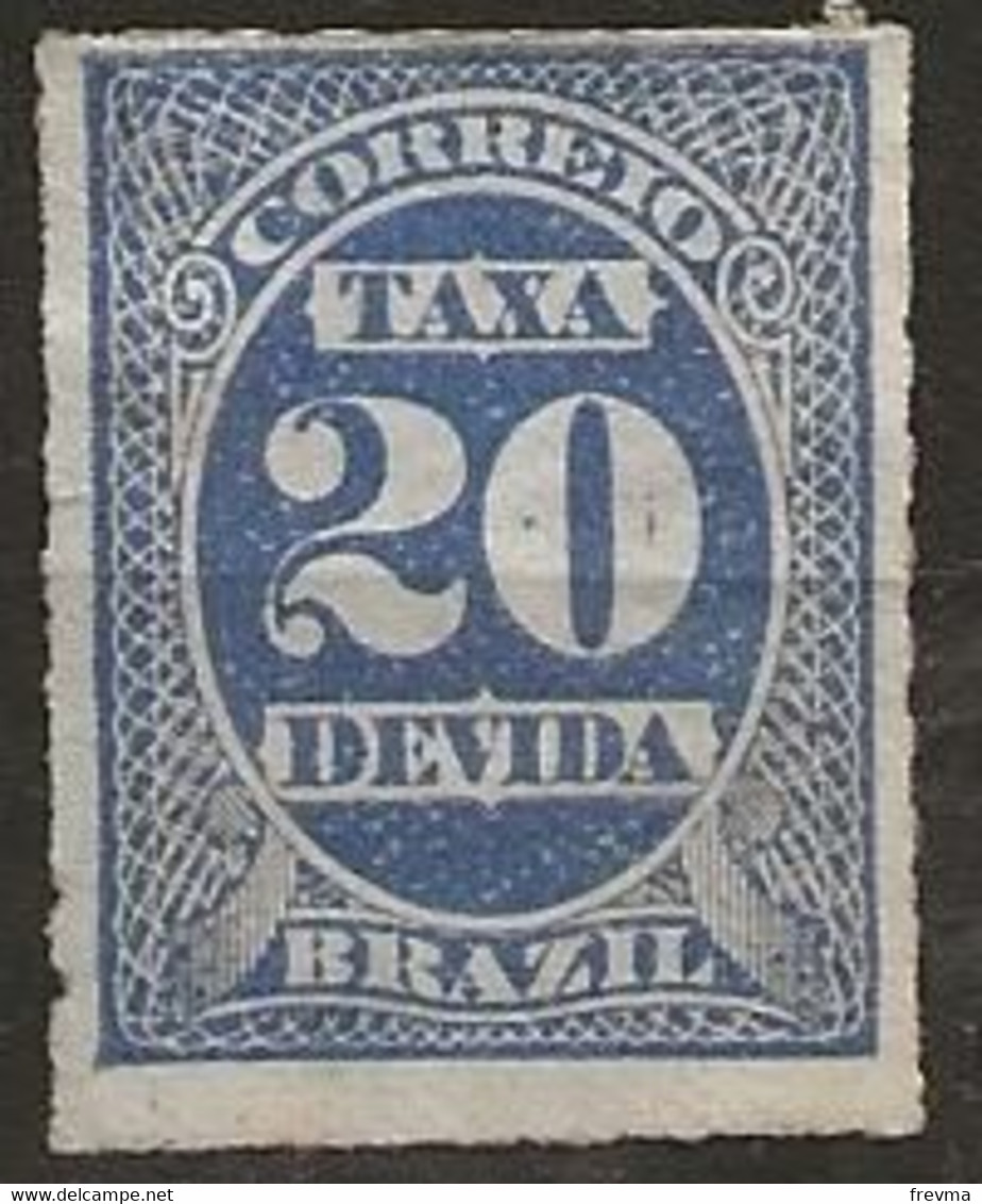 Timbre Bresil 1880 Yvt 11 - Portomarken