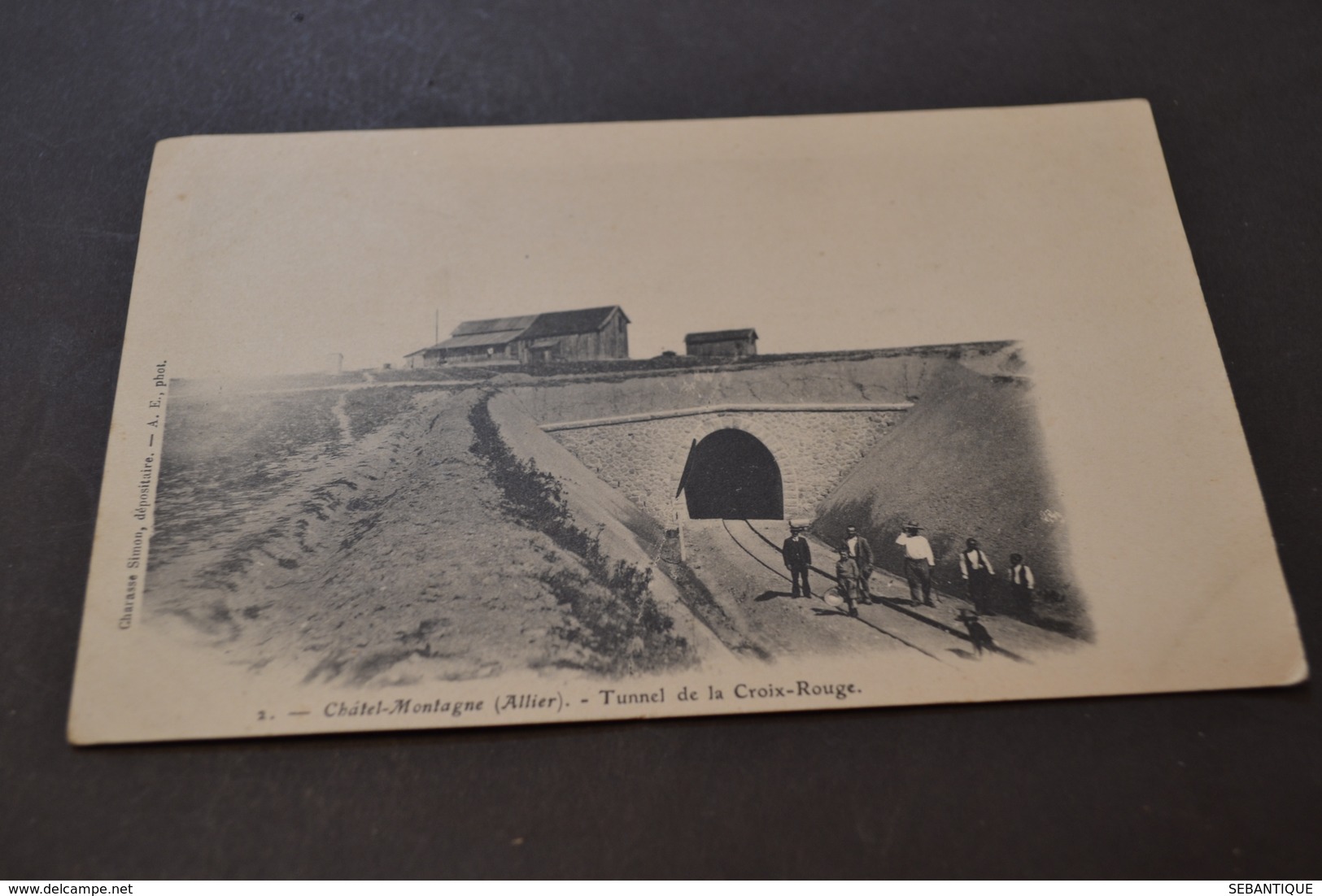 Carte Postale 1910  Chatel Montagne Tunnel De La Croix Rouge - Autres & Non Classés