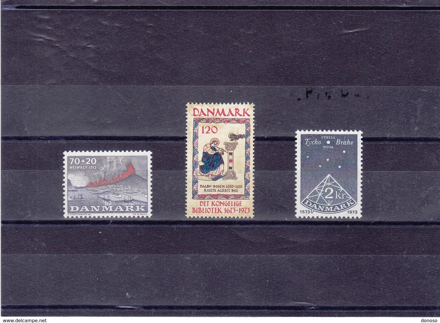 DANEMARK 1973  Yvert 556-558 NEUF** MNH - Unused Stamps