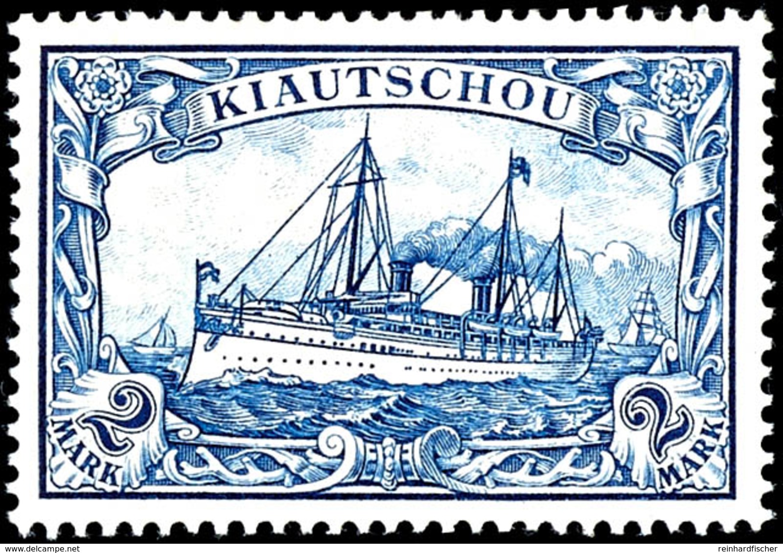 2 Mark Kaiseryacht, Tadellos Postfrisch, Unsigniert, Katalog: 15 ** - Kiautschou