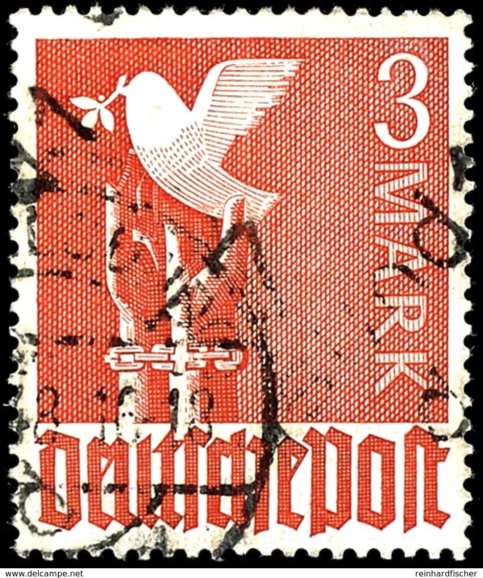 1 Mark Zarrentin, Paketkartenabschnitt, 2 Mark Bützow, Gestempelt, 3 Mark Stralsund 1d, Gestempelt, Pracht, Michel 400,- - Sonstige & Ohne Zuordnung