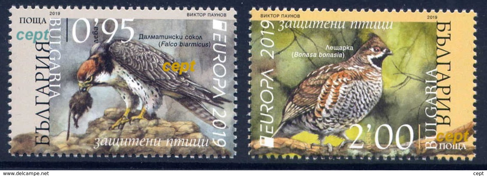 Bulgaria/ Bulgarie - Europa Cept 2019 Year -  Set MNH** - 2019