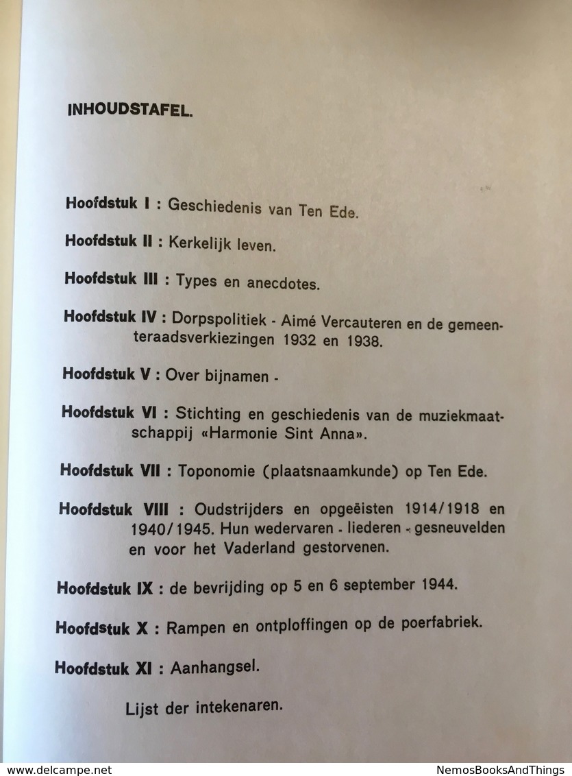 Geschiedenis Van Wetteren-Ten-Ede - Albert Rawoens - Gesigneerd - N° 315/400 Ex. Luxe Editie - 1975 - Oost-Vlaanderen - Histoire