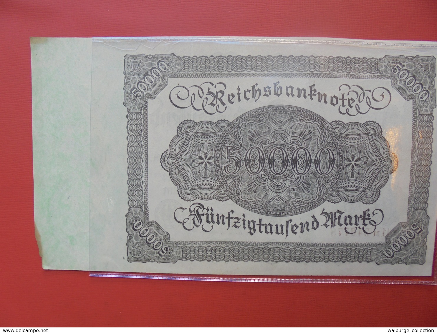 Reichsbanknote 50.000 MARK 1922 VARIETE N°2 - 50000 Mark