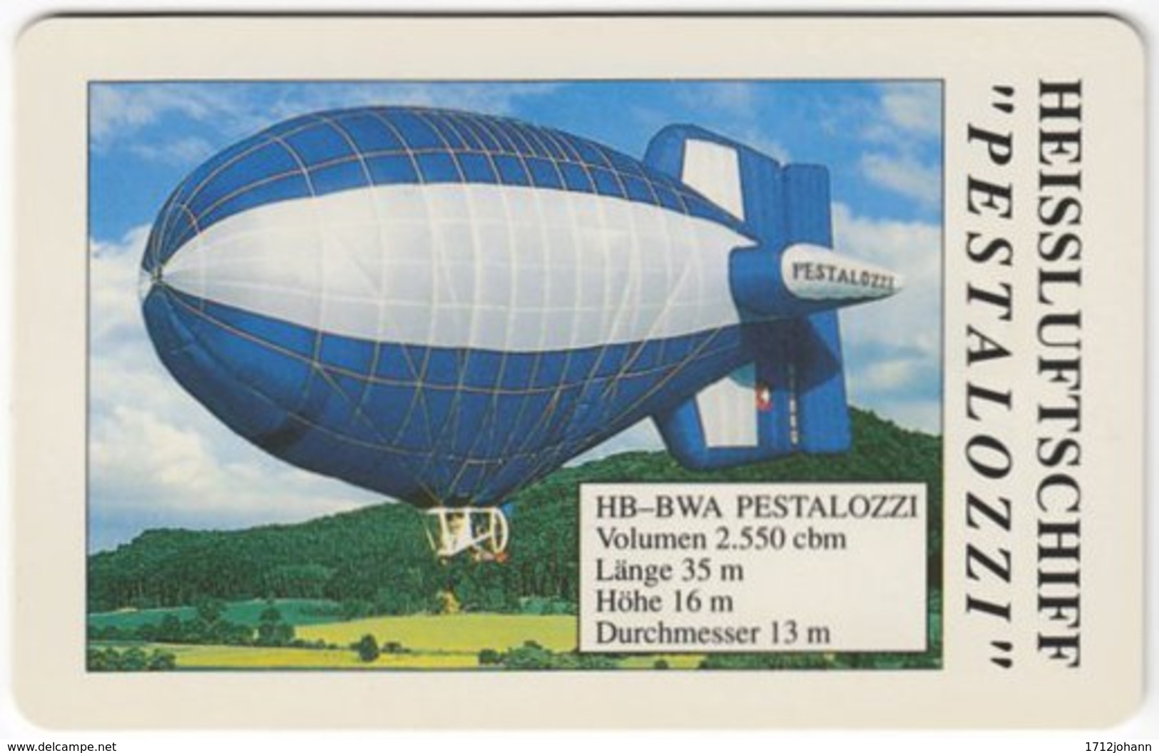 GERMANY O-Serie A-881 - 098 07.93 - Traffic, Airship, Zeppelin - MINT - O-Series : Séries Client