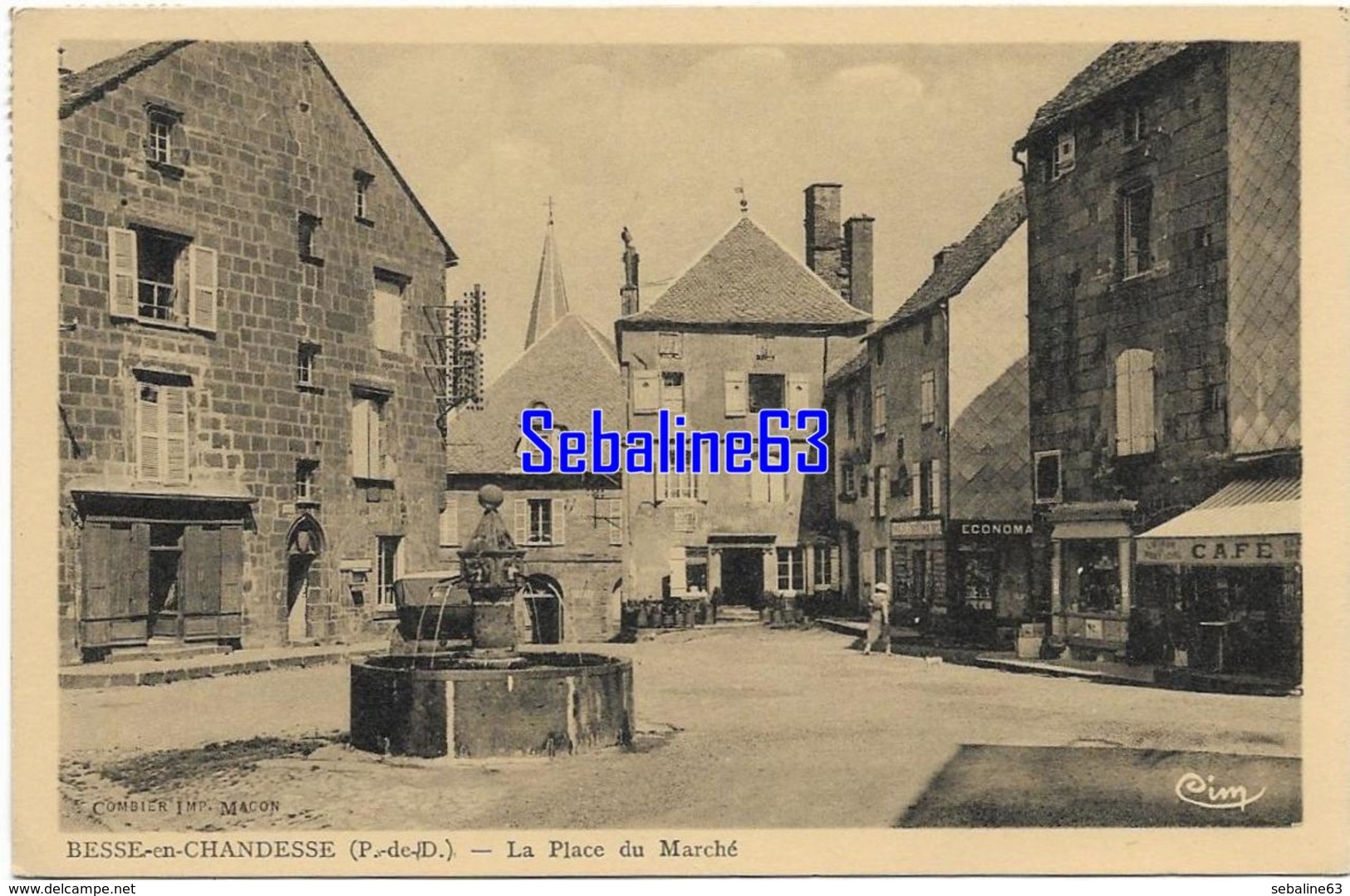 Besse-en-Chandesse - La Place Du Marché - Besse Et Saint Anastaise