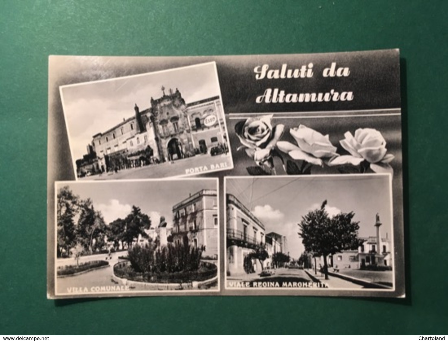 Cartolina Saluti Da Altamura - Porta Bari - Villa Comunale - 1966 - Bari