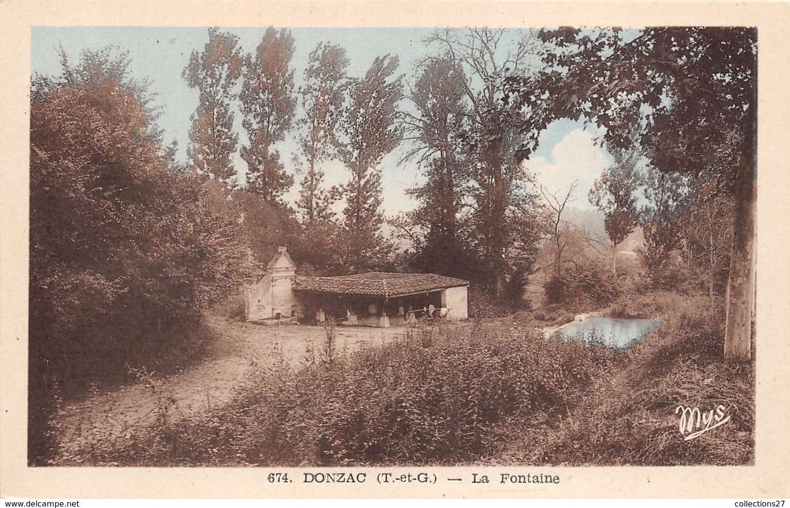 82-DONZAC- LA FONTAINE - Autres & Non Classés