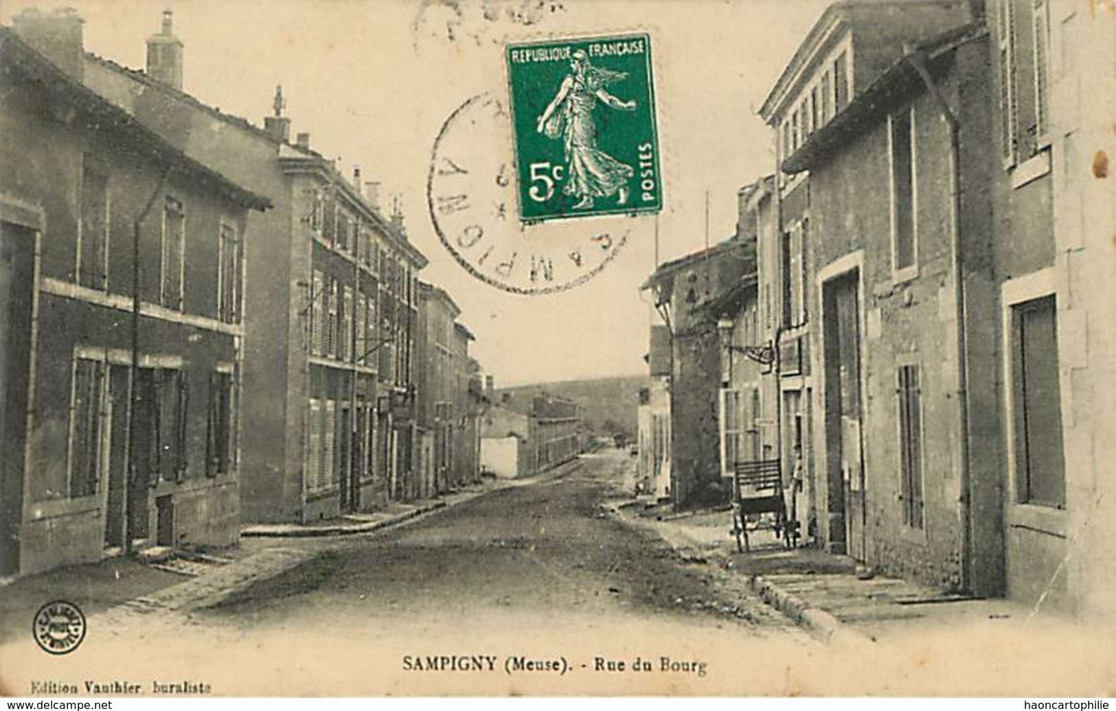 55 Sampigny  Rue Du Bourg - Autres & Non Classés