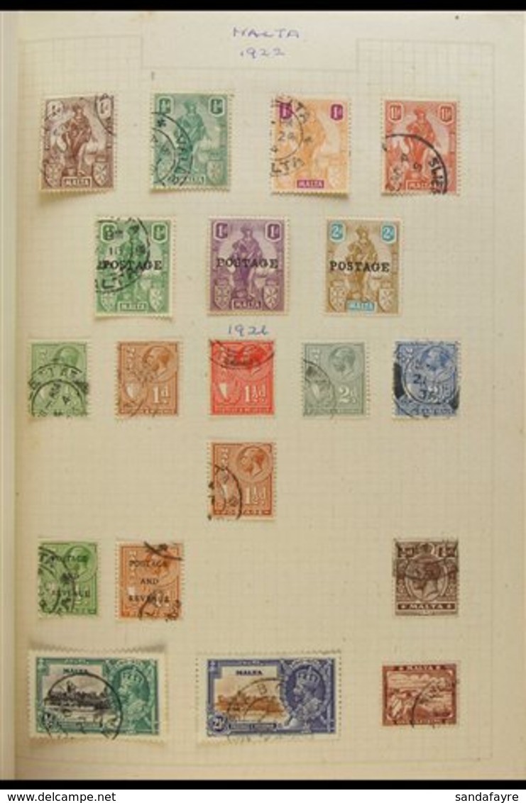 BRITISH COMMONWEALTH  1880s-1960s UNFINISHED PROJECT Of Mint & Used Stamps In Three Small Albums With Many Loose Stamps  - Autres & Non Classés