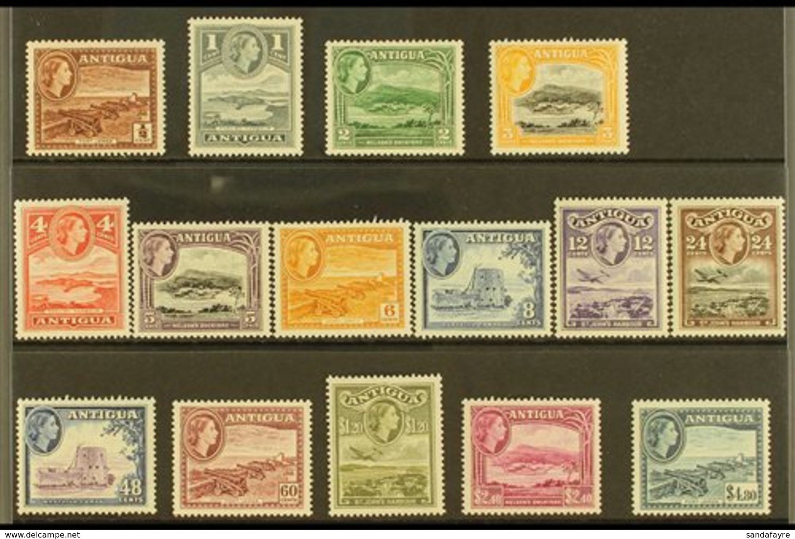 1953-62  Complete Definitive Set, SG 120a/34, Never Hinged Mint (15 Stamps) For More Images, Please Visit Http://www.san - Other & Unclassified