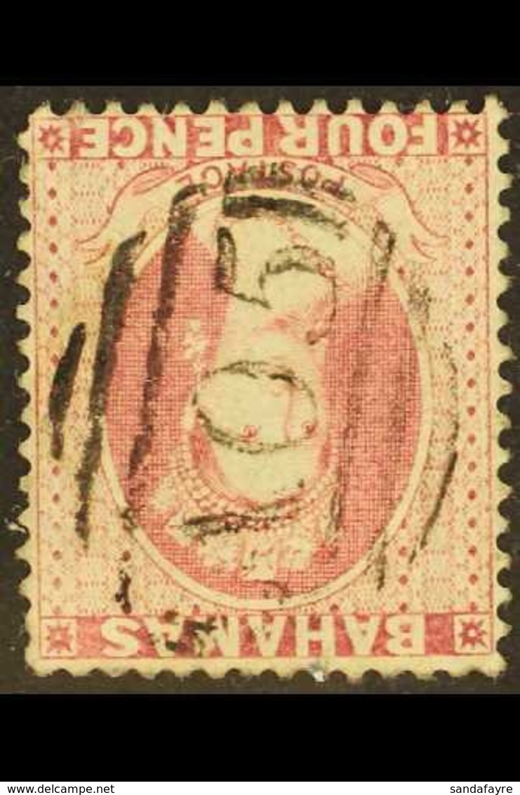 1863-77  4d Bright Rose, WMK INVERTED, Perf.14, SG 35w, Good Used For More Images, Please Visit Http://www.sandafayre.co - Other & Unclassified