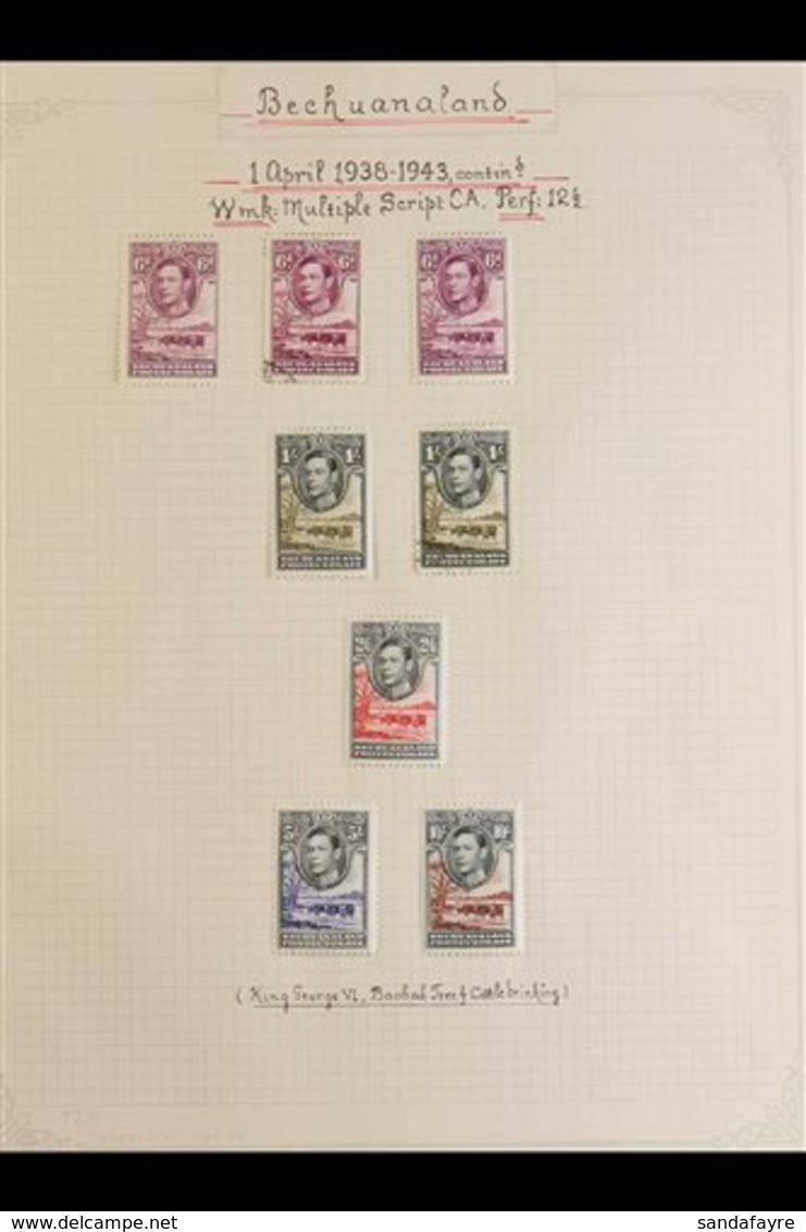 1937-1952 KGVI COMPLETE VERY FINE MINT  A Complete Basic Run, SG 115/41, PLUS Some Definitive Additional Shades (includi - Other & Unclassified