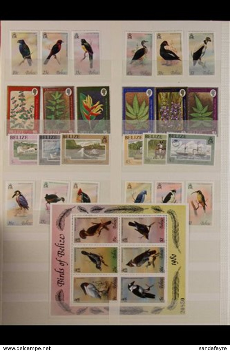 1973-2003 MINT & NHM COLLECTION.  A Beautiful Collection, Chiefly Of Complete Sets, Miniature Sheets, Blocks Of 4 & Shee - Belize (1973-...)