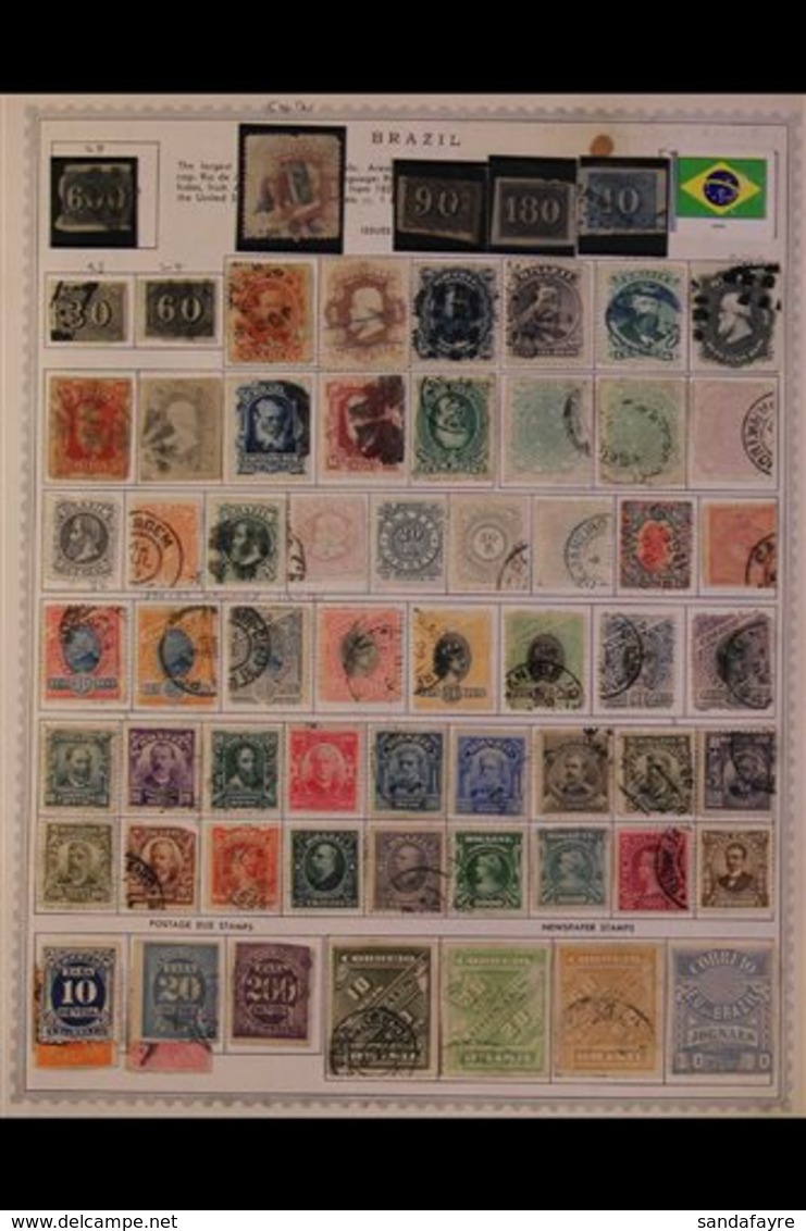 1840's - 1990's ALL DIFFERENT COLLECTION  An Attractive, ALL DIFFERENT Mint & Used Collection, Chiefly On Printed Pages, - Other & Unclassified