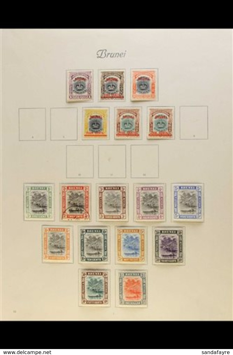 1906-22 ALL DIFFERENT GROUP  On Old Album Pages, With 1906 Opts On Labuan 1c, 2c On 3c, 8c, 4c On 10c, 5c On 16c, And 10 - Brunei (...-1984)