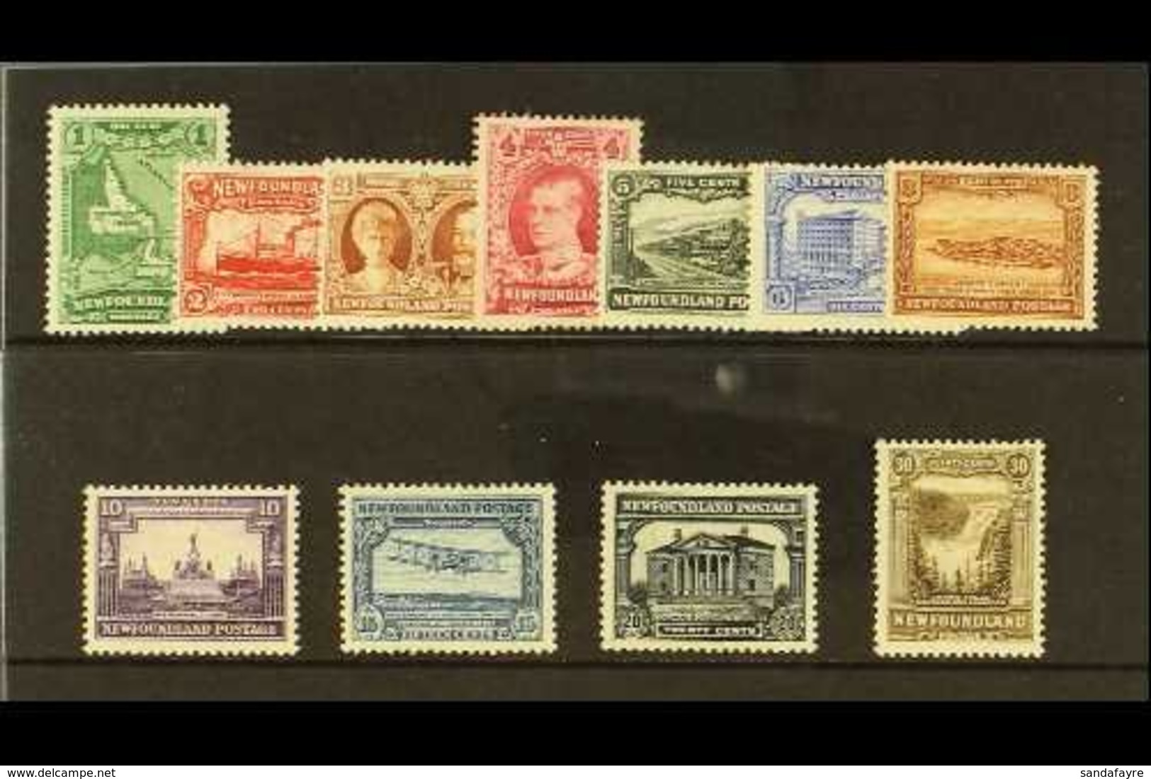 1931  Publicity Issue (Perkins Bacon Printing, Re-engraved Types) Complete Set, SG 198/208, Fine Mint. (11 Stamps) For M - Other & Unclassified