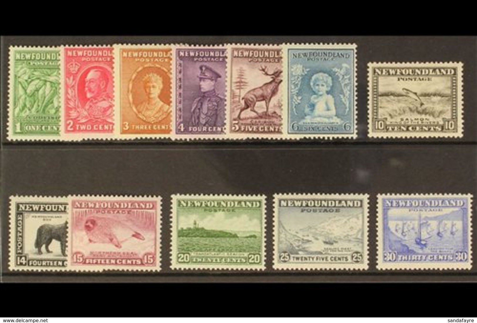 1932  Pictorials Set Complete, SG 209/220, Very Fine Mint (12 Stamps) For More Images, Please Visit Http://www.sandafayr - Other & Unclassified