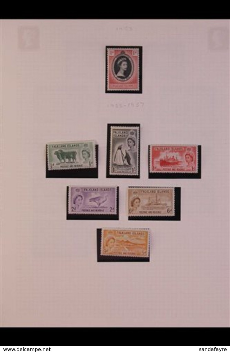 1953-1982 ALL DIFFERENT COLLECTION.  An Attractive Collection Of Very Fine Mint & Never Hinged Mint (mostly NHM) Neatly  - Falkland Islands