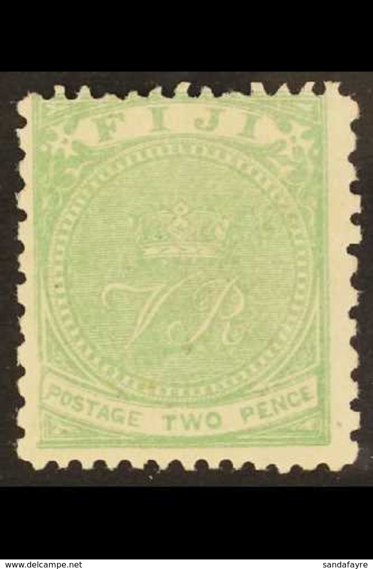 1888  2d Green Perf 12½ X 10, SG 49a, Very Fine Mint, One One Other Mint Example Recorded And Unpriced By SG. For More I - Fiji (...-1970)