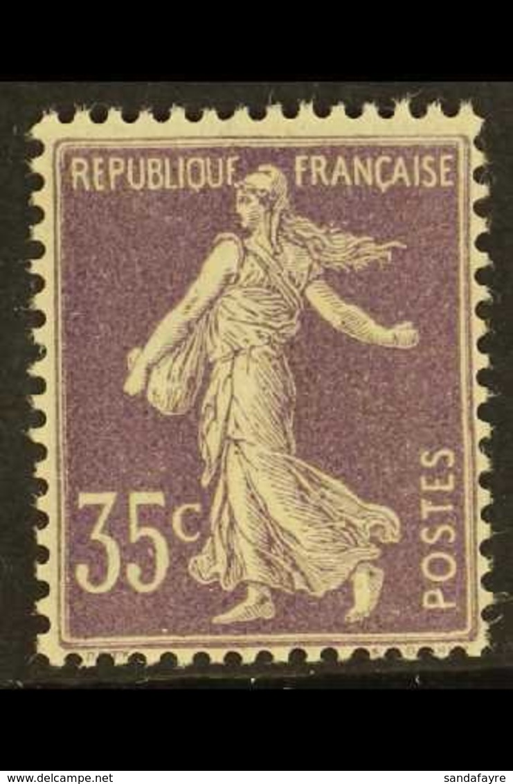 1906  35c Light Violet, Type IIA, Yv 136, Superb NHM. For More Images, Please Visit Http://www.sandafayre.com/itemdetail - Other & Unclassified