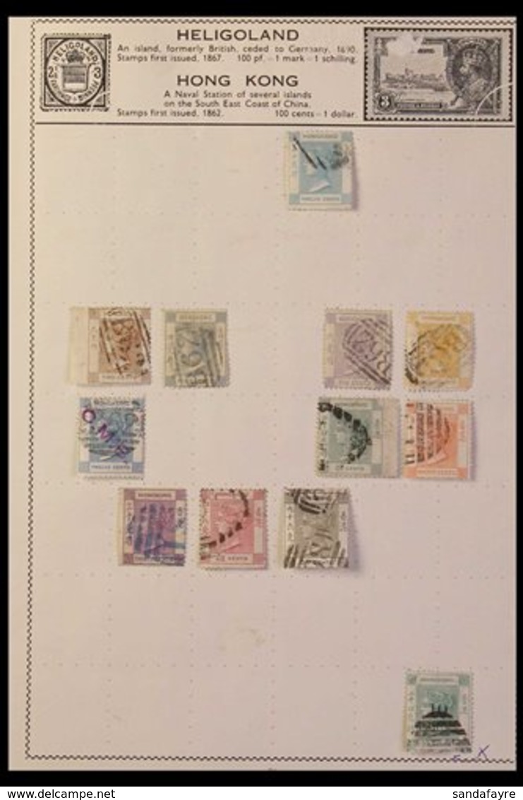 1862-1949 FINE USED COLLECTION  On Leaves, ALL DIFFERENT, Includes 1862-63 12c, 1863-71 Vals To 48c & 96c, 1880 10c On 2 - Other & Unclassified