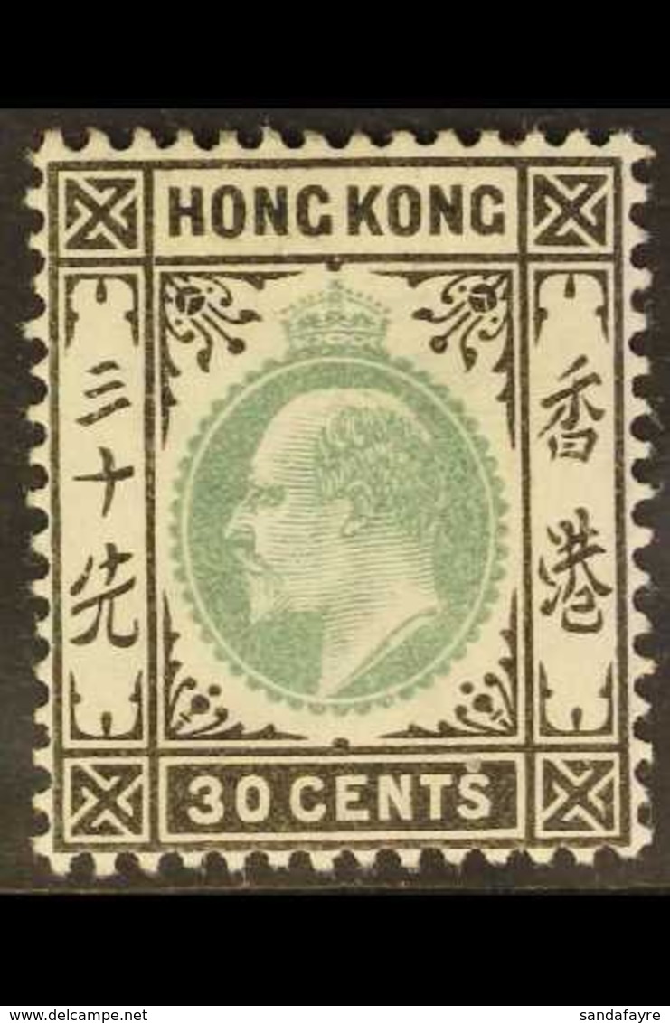 1903  30c Dull Green & Black, SG 70, Very Fine Mint, Fresh. For More Images, Please Visit Http://www.sandafayre.com/item - Other & Unclassified