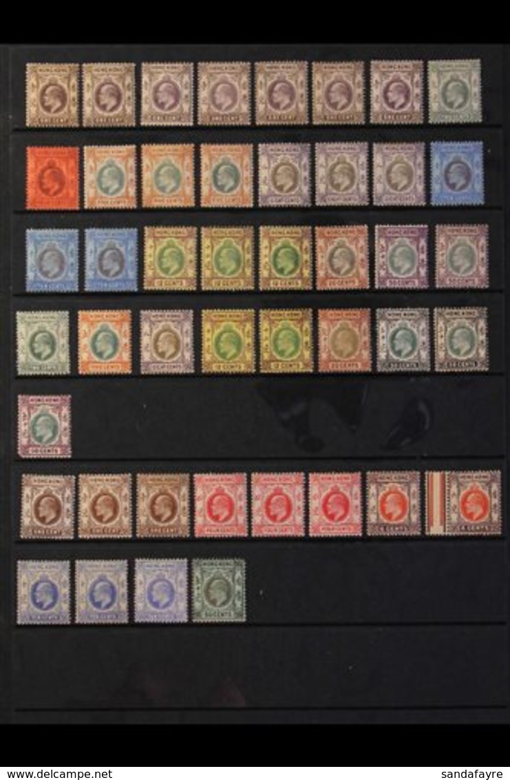 1903-1907 MINT ASSEMBLY  On A Stock Page, Includes 1903 Set To 5c (x3 Examples), 8c (x3), 10c (x3), 12c (x3), 20c & 50c  - Other & Unclassified
