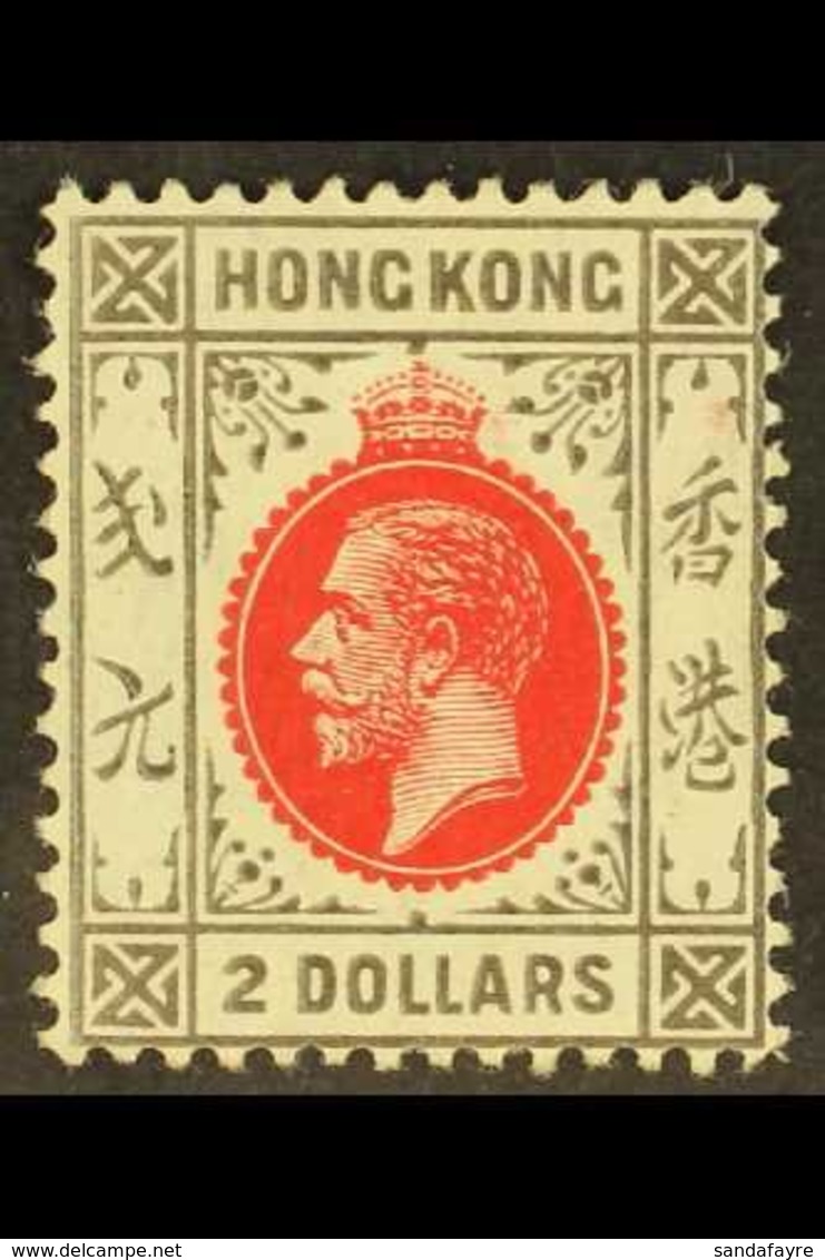 1912-21  $2 Carmine-red And Grey-black, SG 113, Fine Mint.  For More Images, Please Visit Http://www.sandafayre.com/item - Autres & Non Classés