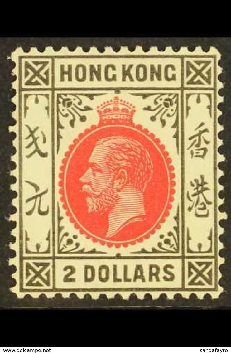 1921  $2 Carmine Red And Grey Black, Wmk Script, SG 130, Very Fine And Fresh Mint. For More Images, Please Visit Http:// - Other & Unclassified